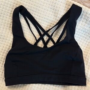 Black lululemon Free to be Serene bra // size 4